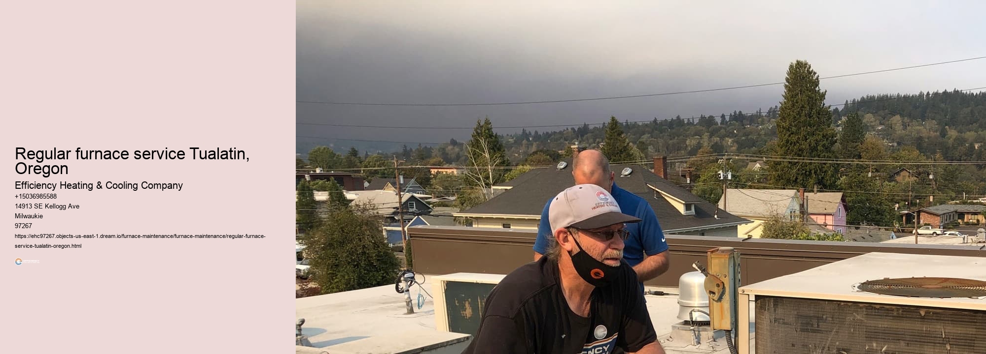 Regular furnace service Tualatin, Oregon